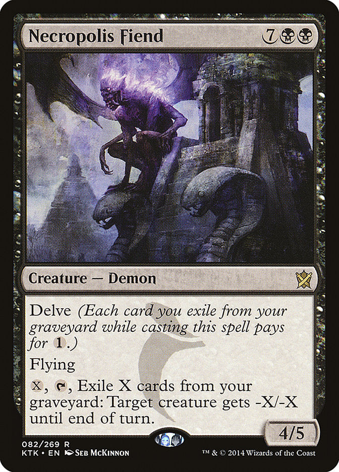 Necropolis Fiend [Khans of Tarkir] | Webway Games