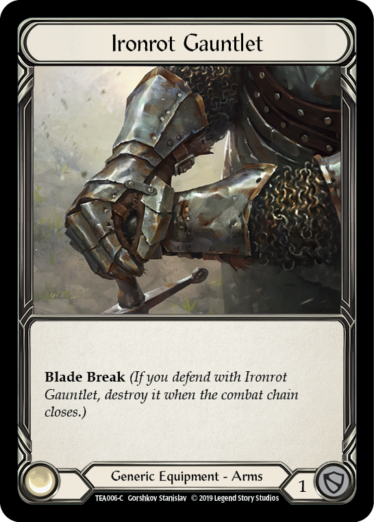 Ironrot Gauntlet [TEA006-C] 1st Edition Normal | Webway Games
