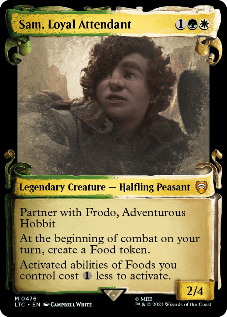 Sam, Loyal Attendant [The Lord of the Rings: Tales of Middle-Earth Commander Showcase Scrolls] | Webway Games