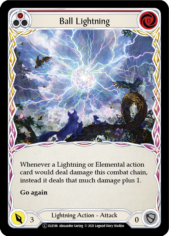 Ball Lightning (Red) [U-ELE186] Unlimited Normal | Webway Games