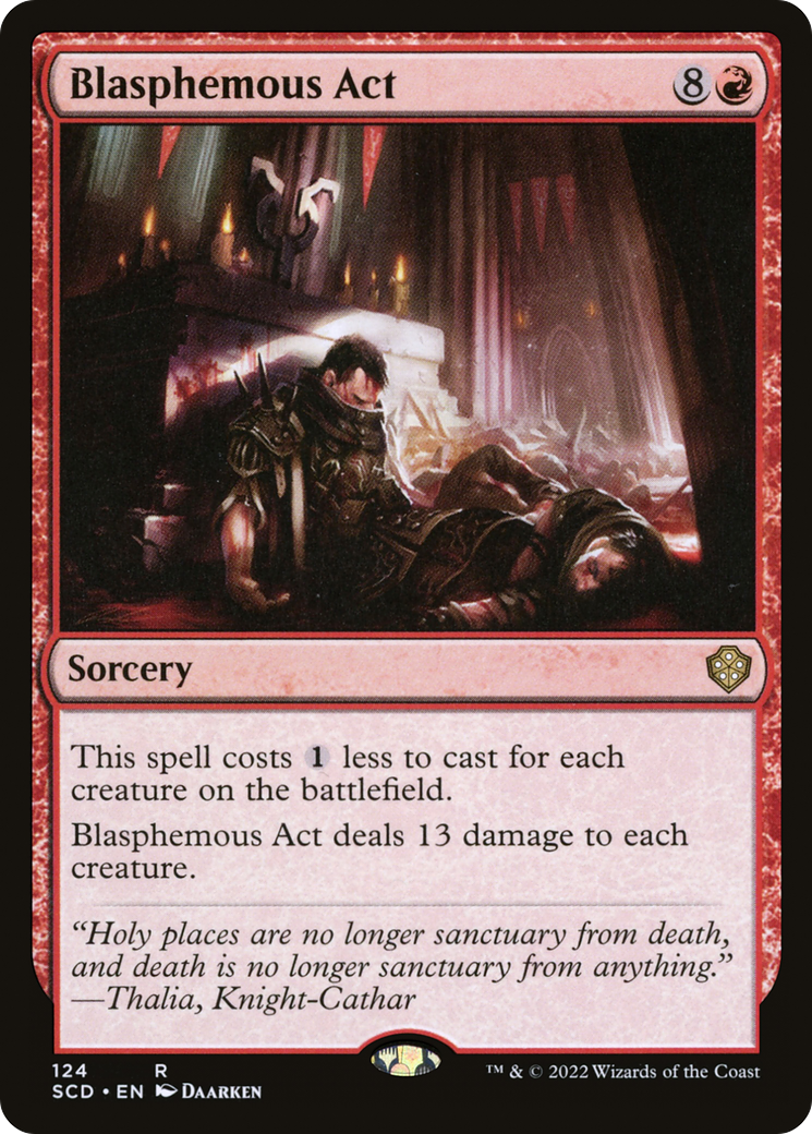 Blasphemous Act [Starter Commander Decks] | Webway Games