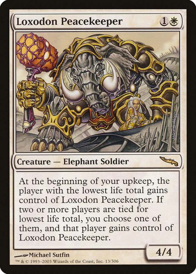 Loxodon Peacekeeper [Mirrodin] | Webway Games