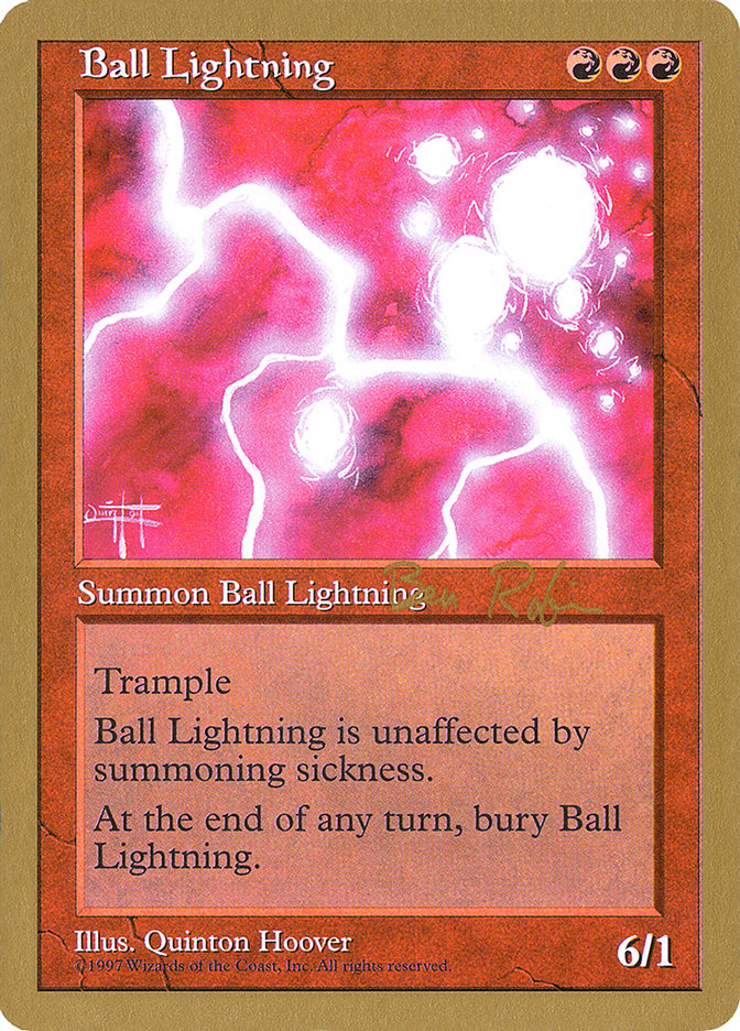Ball Lightning (Ben Rubin) [World Championship Decks 1998] | Webway Games