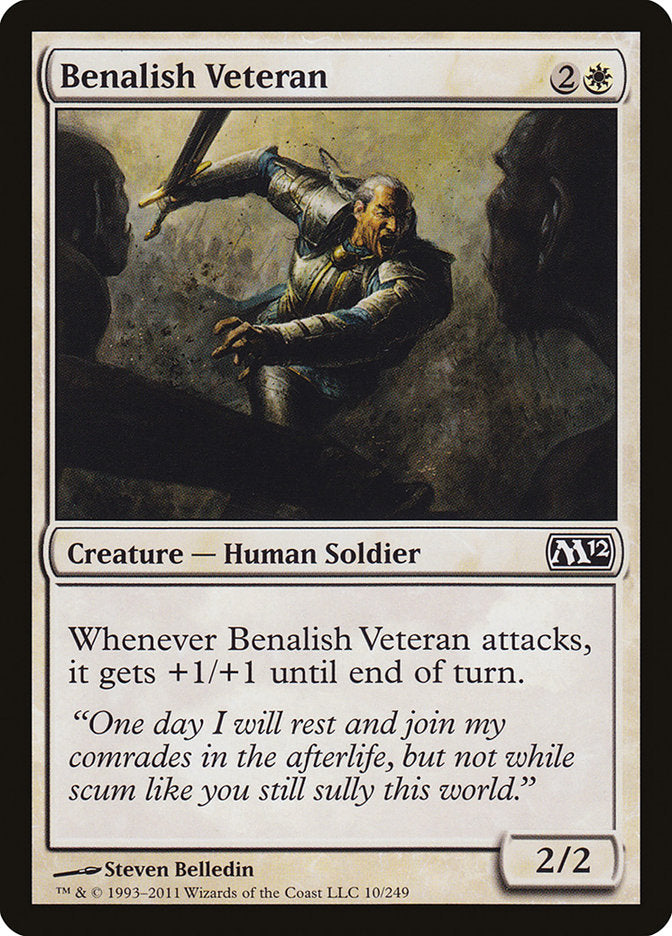 Benalish Veteran [Magic 2012] | Webway Games