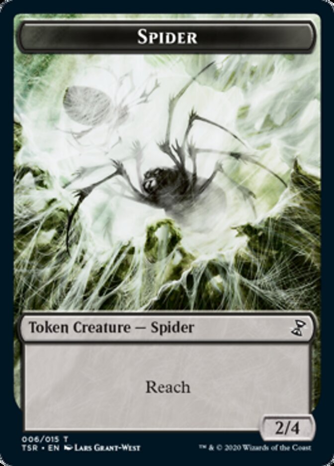 Spider Token [Time Spiral Remastered Tokens] | Webway Games