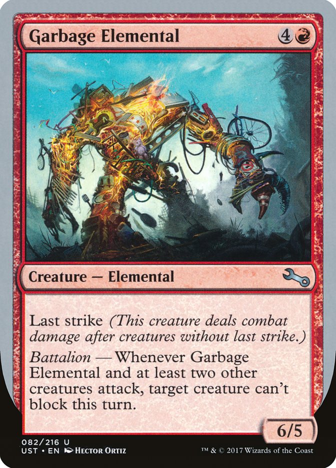 Garbage Elemental (6/5 Creature) [Unstable] | Webway Games