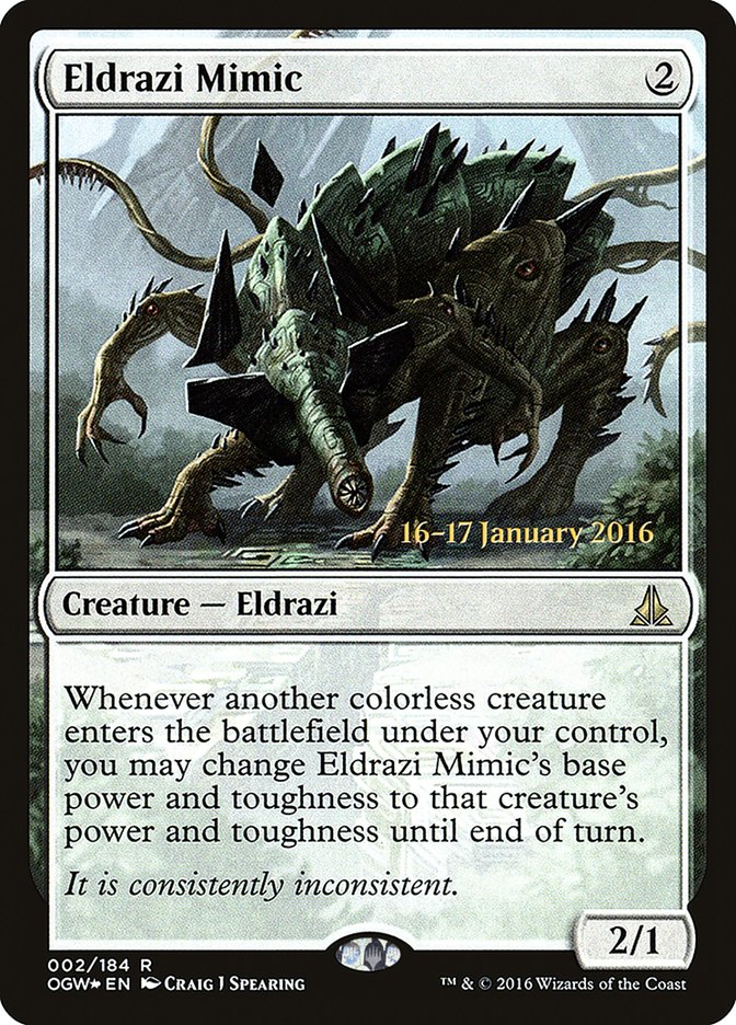 Eldrazi Mimic (Prerelease) [Oath of the Gatewatch Prerelease Promos] | Webway Games