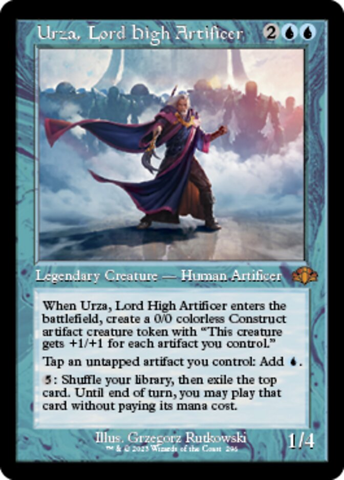 Urza, Lord High Artificer (Retro) [Dominaria Remastered] | Webway Games