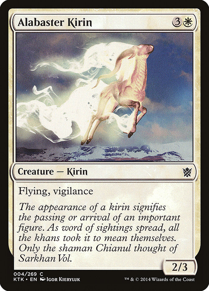 Alabaster Kirin [Khans of Tarkir] | Webway Games