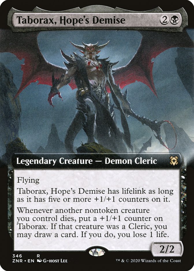 Taborax, Hope's Demise (Extended Art) [Zendikar Rising] | Webway Games