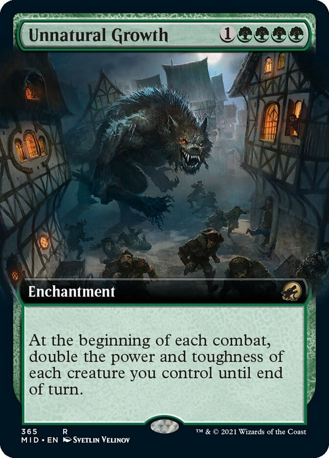 Unnatural Growth (Extended) [Innistrad: Midnight Hunt] | Webway Games