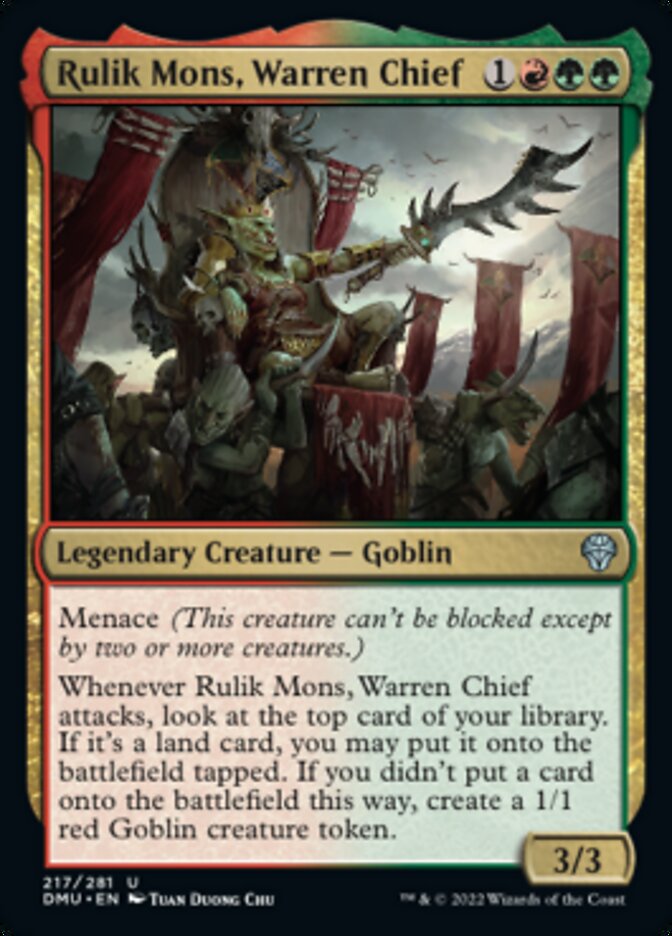 Rulik Mons, Warren Chief [Dominaria United] | Webway Games
