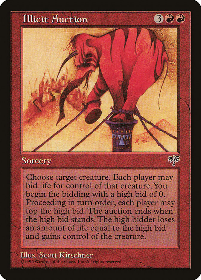 Illicit Auction [Mirage] | Webway Games