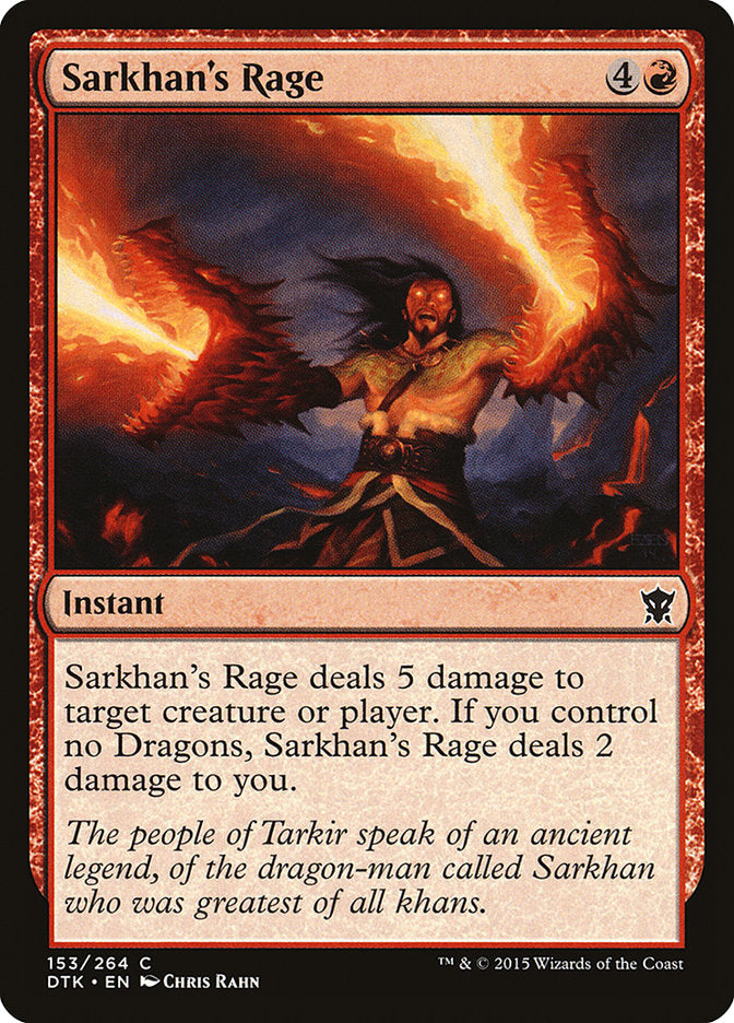 Sarkhan's Rage [Dragons of Tarkir] | Webway Games