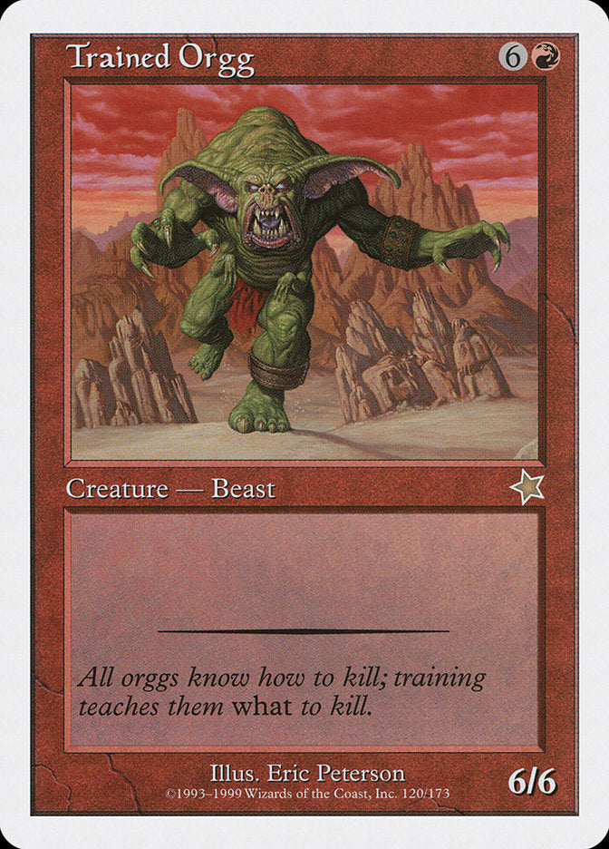Trained Orgg [Starter 1999] | Webway Games