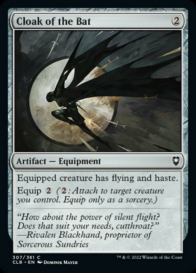 Cloak of the Bat [Commander Legends: Battle for Baldur's Gate] | Webway Games