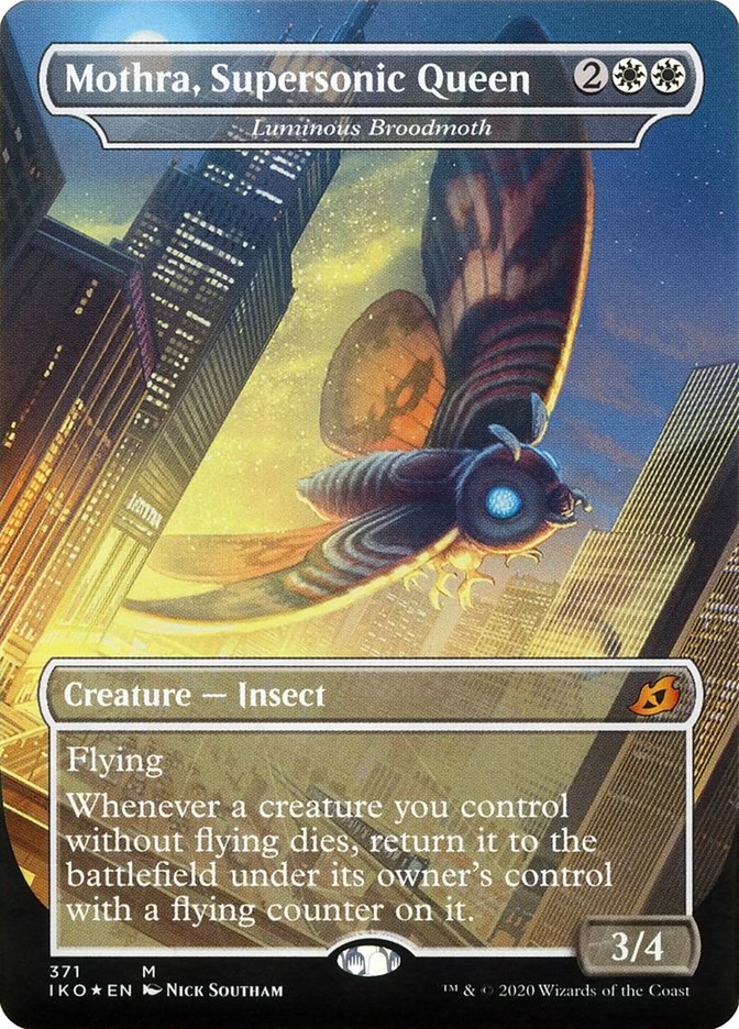 Luminous Broodmoth - Mothra, Supersonic Queen (Godzilla Series) [Ikoria: Lair of Behemoths] | Webway Games