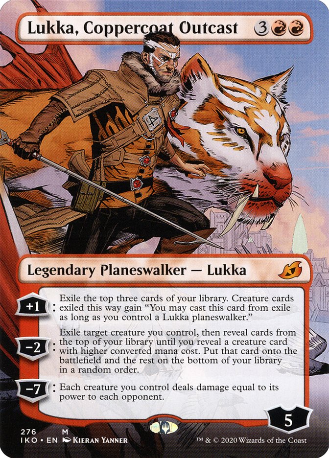 Lukka, Coppercoat Outcast (Borderless) [Ikoria: Lair of Behemoths] | Webway Games