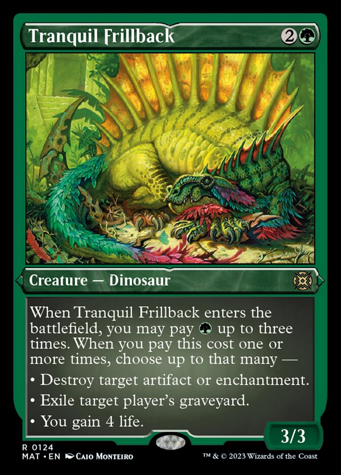Tranquil Frillback (Foil Etched) [March of the Machine: The Aftermath] | Webway Games