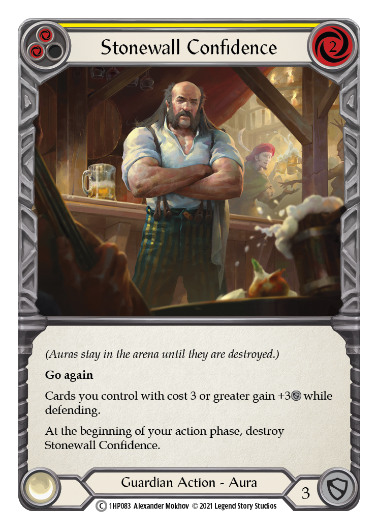 Stonewall Confidence (Yellow) [1HP083] | Webway Games