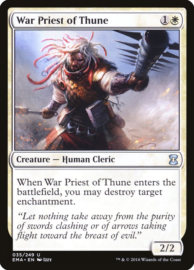 War Priest of Thune [Eternal Masters] | Webway Games