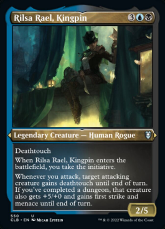 Rilsa Rael, Kingpin (Foil Etched) [Commander Legends: Battle for Baldur's Gate] | Webway Games