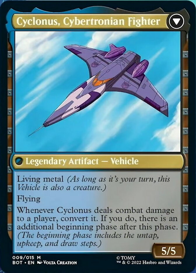Cyclonus, the Saboteur // Cyclonus, Cybertronian Fighter [Universes Beyond: Transformers] | Webway Games