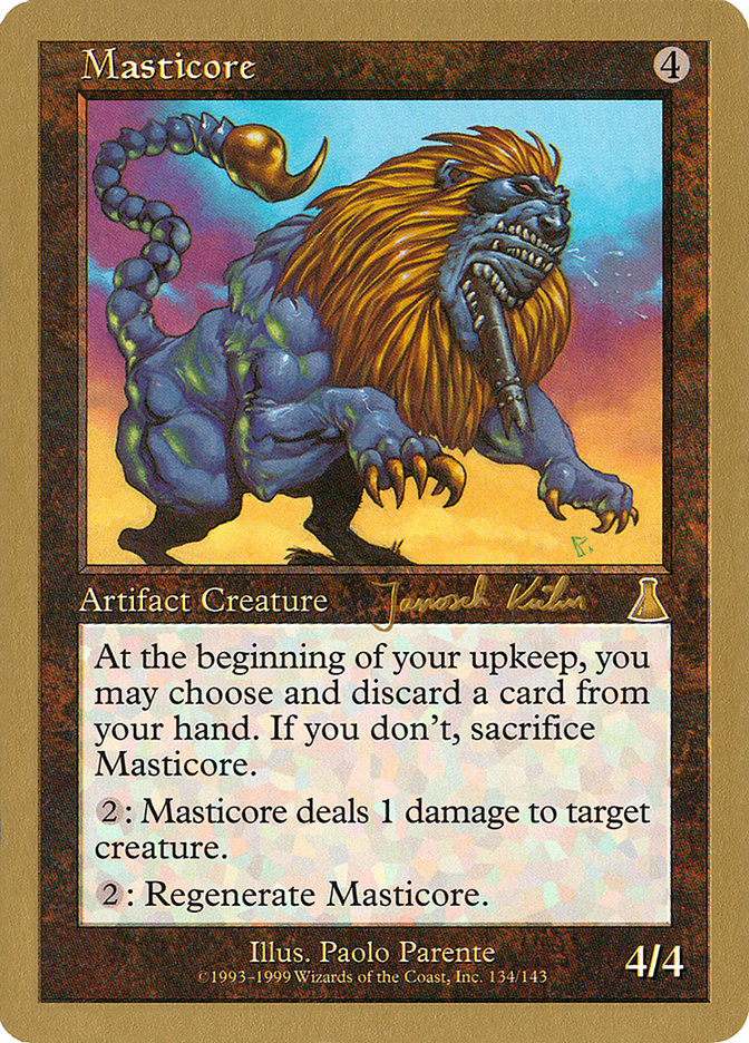 Masticore (Janosch Kuhn) [World Championship Decks 2000] | Webway Games