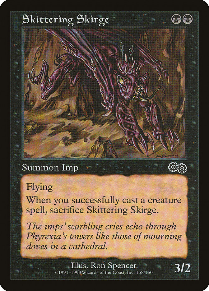 Skittering Skirge [Urza's Saga] | Webway Games