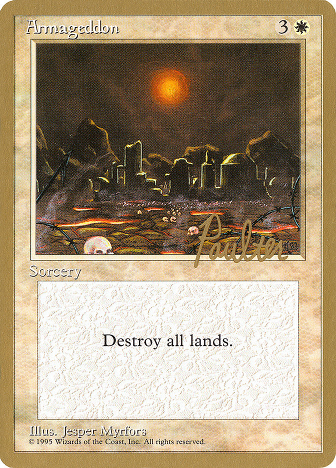 Armageddon (Preston Poulter) [Pro Tour Collector Set] | Webway Games