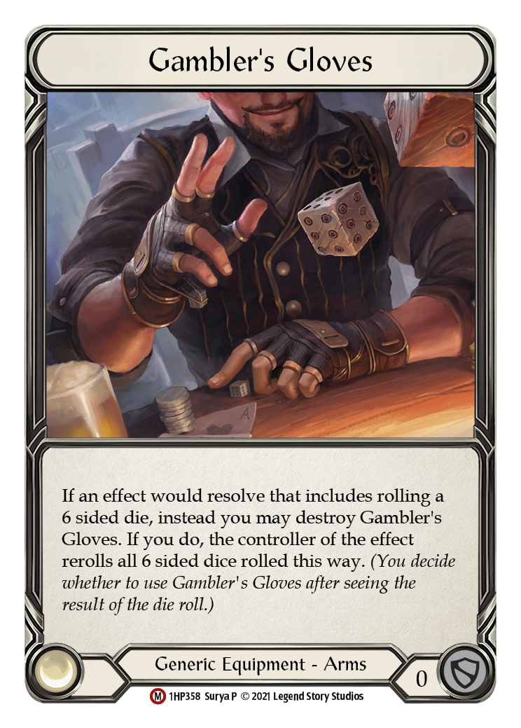 Gambler's Gloves [1HP358] (History Pack 1) | Webway Games