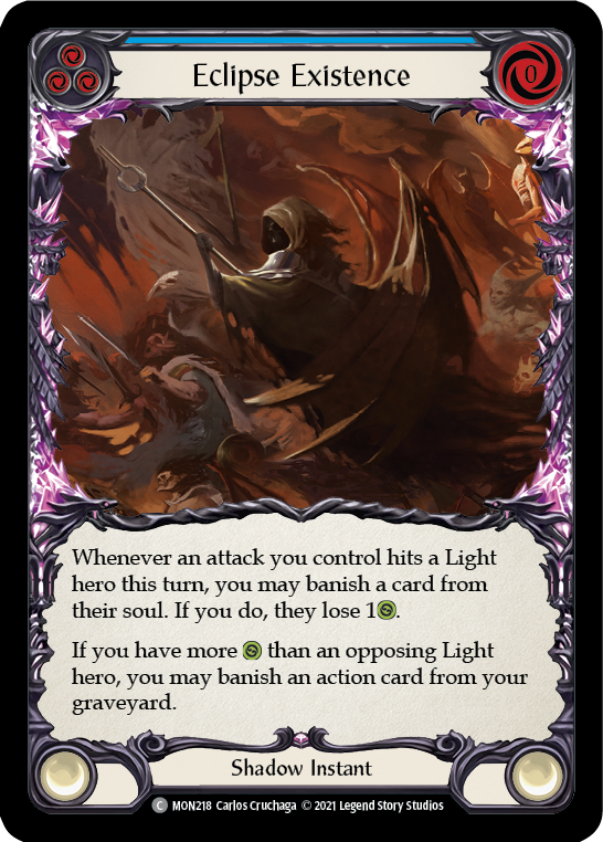 Eclipse Existence (Rainbow Foil) [MON218-RF] 1st Edition Rainbow Foil