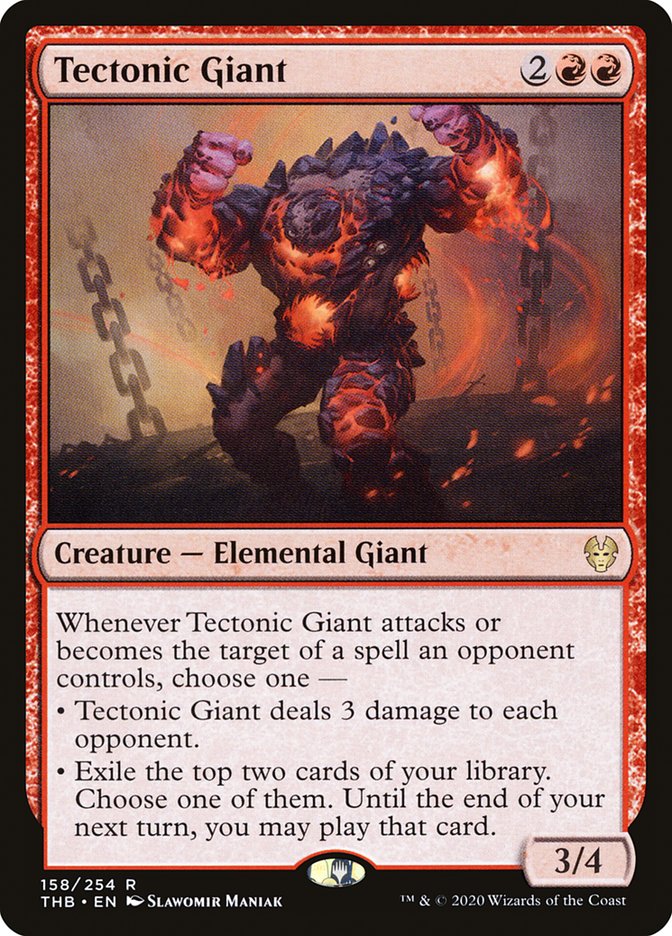 Tectonic Giant [Theros Beyond Death] | Webway Games