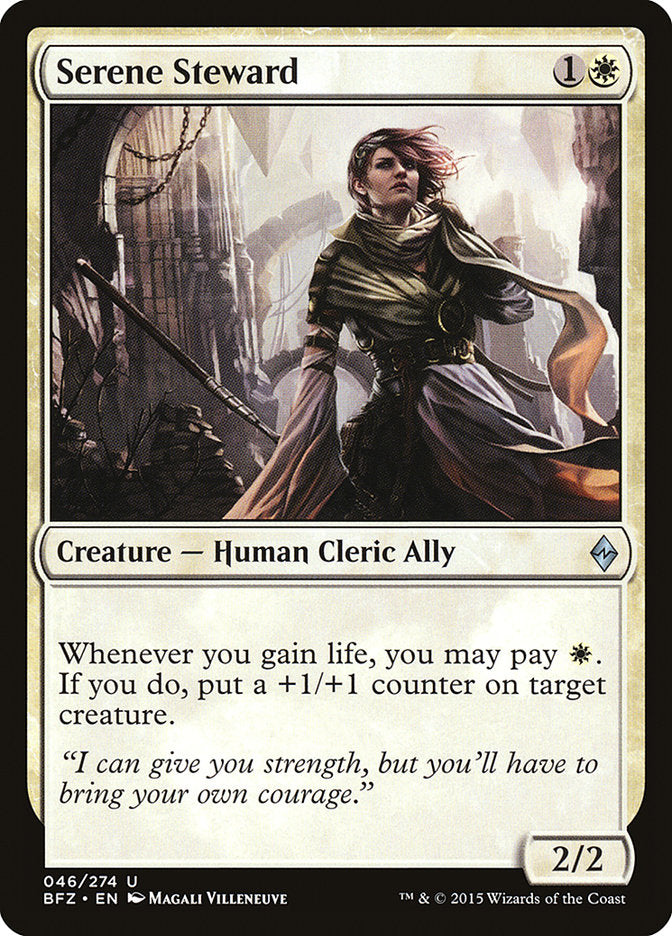 Serene Steward [Battle for Zendikar] | Webway Games