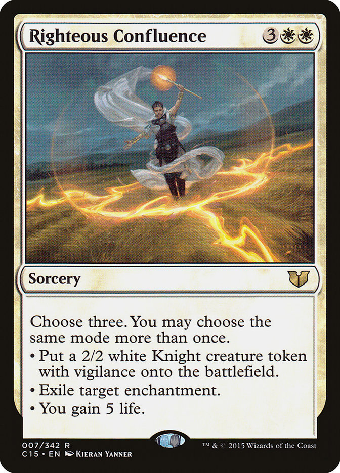 Righteous Confluence [Commander 2015] | Webway Games