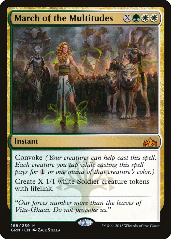 March of the Multitudes [Guilds of Ravnica] | Webway Games