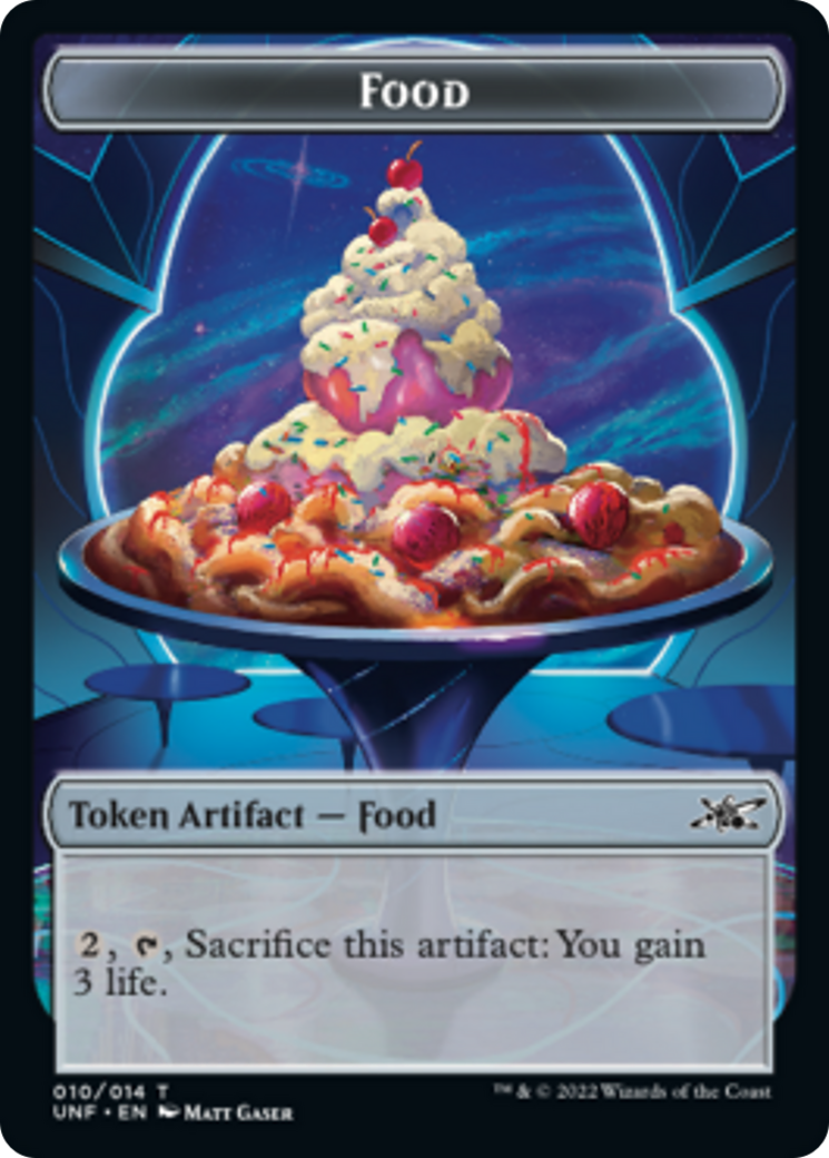 Zombie Employee // Food (010) Double-sided Token [Unfinity Tokens] | Webway Games