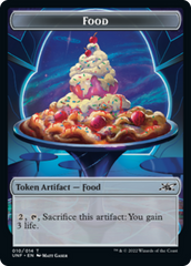 Zombie Employee // Food (010) Double-sided Token [Unfinity Tokens] | Webway Games