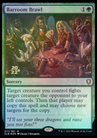 Barroom Brawl [Commander Legends: Battle for Baldur's Gate Prerelease Promos] | Webway Games