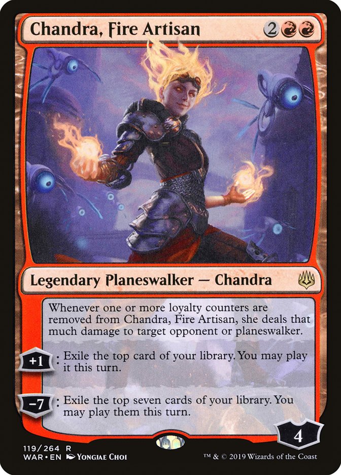 Chandra, Fire Artisan [War of the Spark] | Webway Games