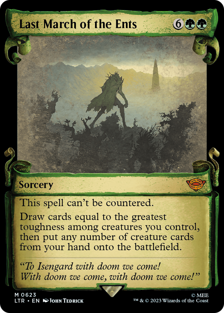 Last March of the Ents [The Lord of the Rings: Tales of Middle-Earth Showcase Scrolls] | Webway Games