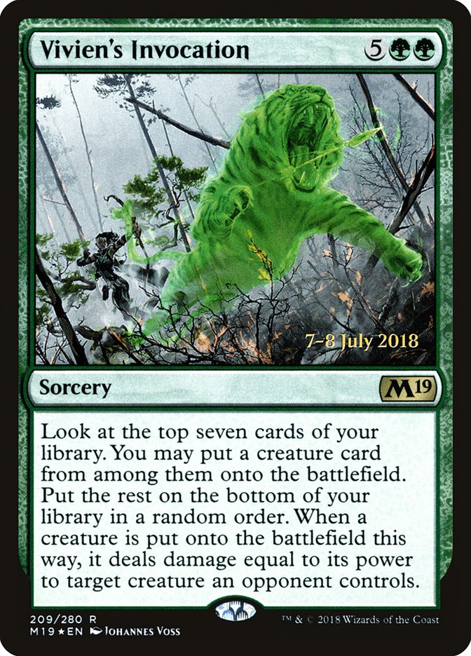 Vivien's Invocation  (Prerelease) [Core Set 2019 Prerelease Promos] | Webway Games