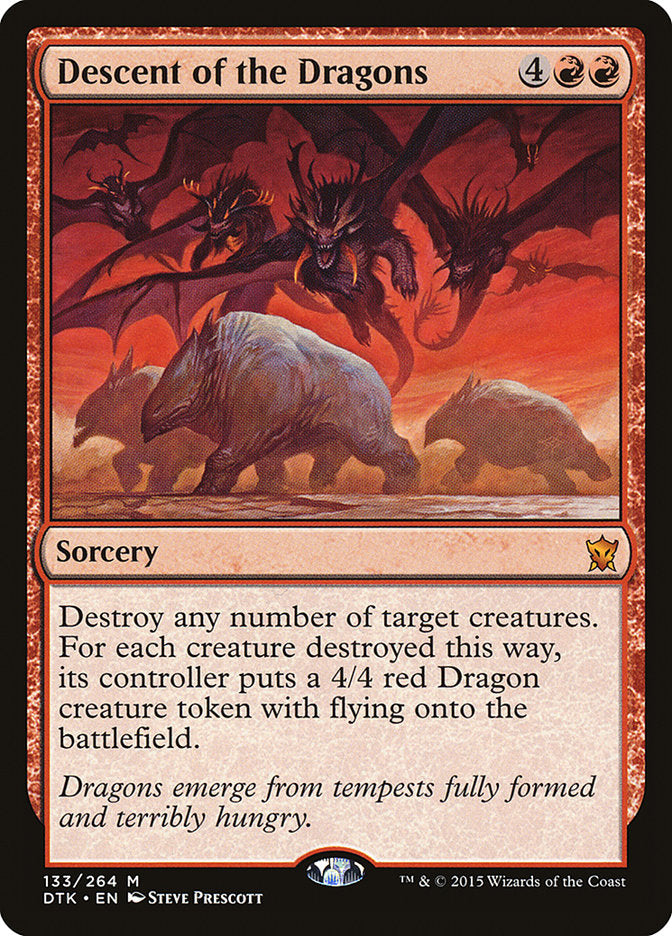 Descent of the Dragons [Dragons of Tarkir] | Webway Games
