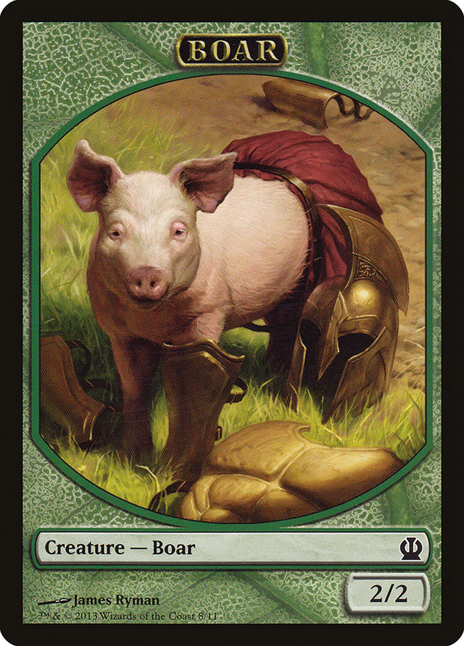 Boar [Theros Tokens] | Webway Games