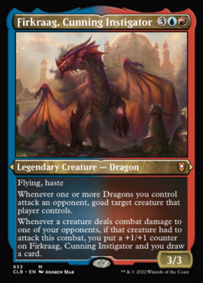 Firkraag, Cunning Instigator (Display Commander) (Foil Etched) [Commander Legends: Battle for Baldur's Gate] | Webway Games