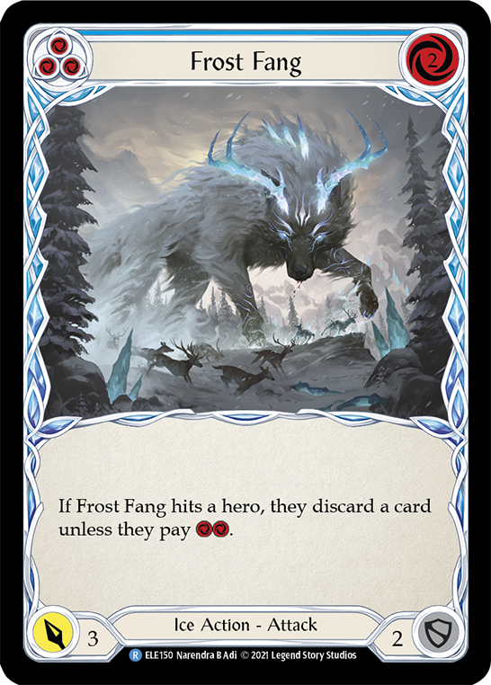 Frost Fang (Blue) [ELE150] (Tales of Aria)  1st Edition Normal | Webway Games