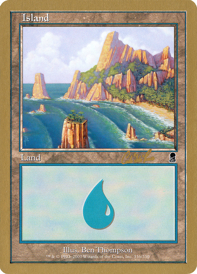 Island (cr336) (Carlos Romao) [World Championship Decks 2002] | Webway Games