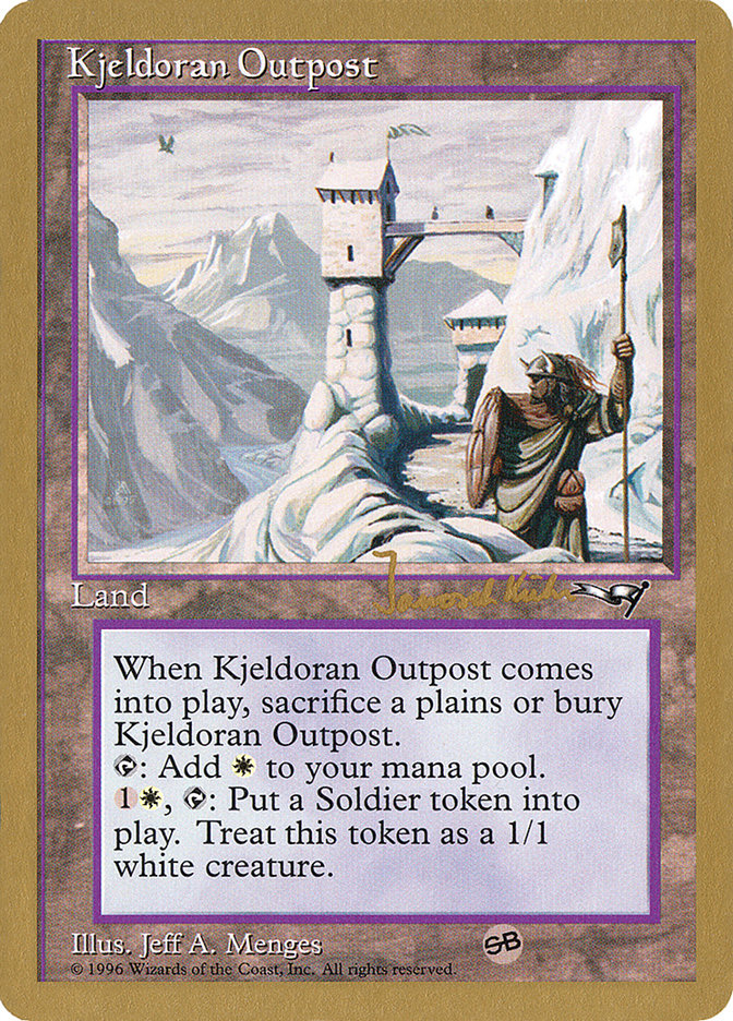 Kjeldoran Outpost (Janosch Kuhn) [World Championship Decks 1997] | Webway Games