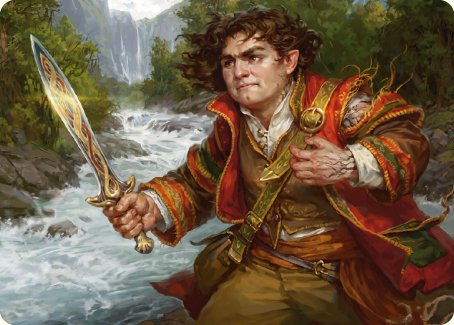 Frodo Baggins Art Card (16/81) [The Lord of the Rings: Tales of Middle-earth Art Series] | Webway Games