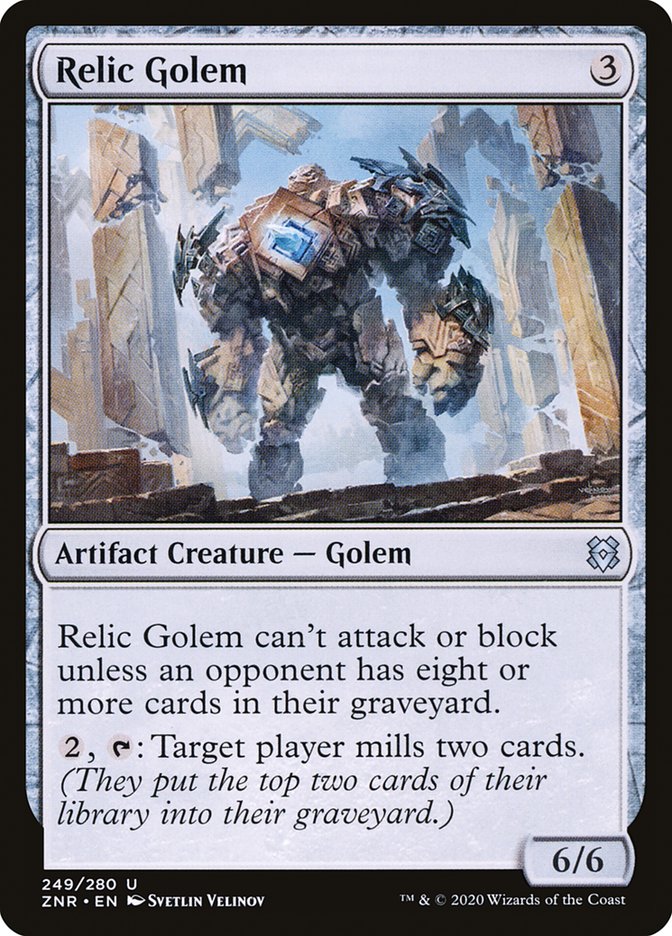 Relic Golem [Zendikar Rising] | Webway Games